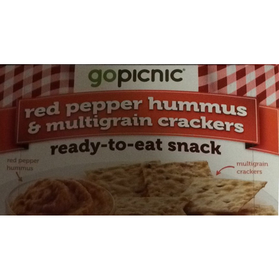 Red Pepper Hummus & Multigrain Crackers