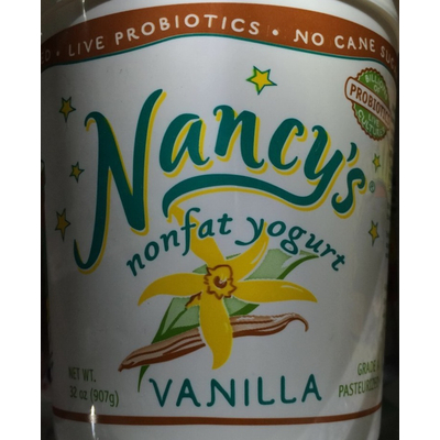 Vanilla, Nonfat Yogurt