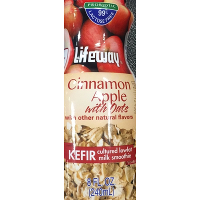 Cinnamon Apple with Oats Kefir Milk Smoothie