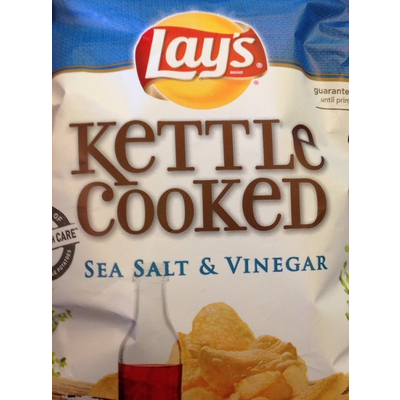 Kettle Cooked Potato Chips, Sea Salt & Vinegar