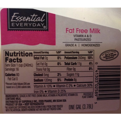 Fat Free Milk