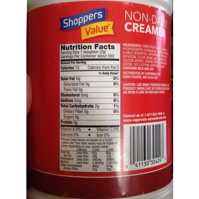 Non-Dairy Creamer