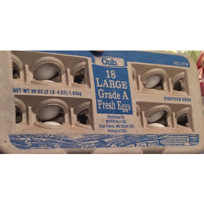 Large Grade A Fresh Eggs