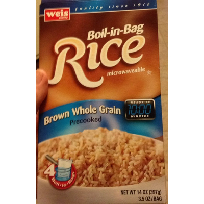 Boil-in-Bag Rice, Brown Whole Grain