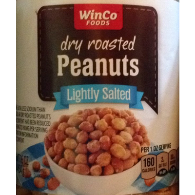 Dry Roasted Peanuts, Lightly Salted