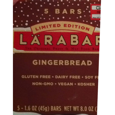 Gingerbread Fruit & Nut Bar