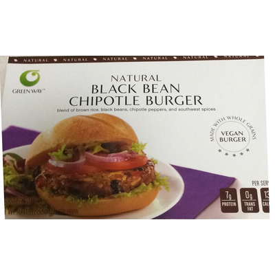 Natural Black Bean Chipotle Burger