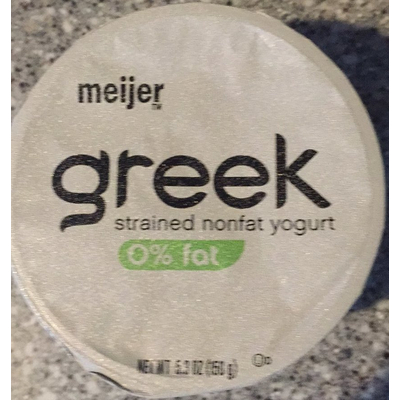 Greek Strained Nonfat Yogurt