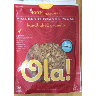 Cranberry Orange Pecan Granola