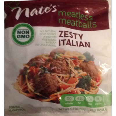 Meatless Meatballs, Zesty Italian
