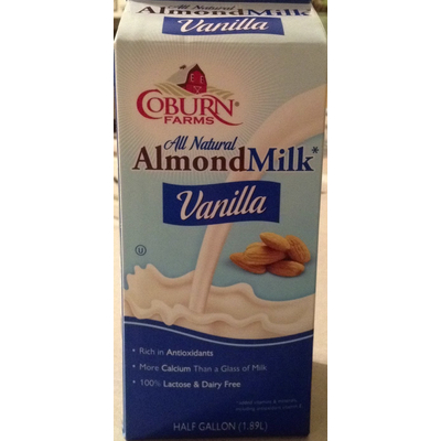 Almond Milk, Vanilla