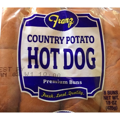 Country Potato Hot Dog Bun