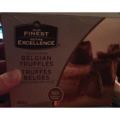 Cocoa Dusted Belgian Truffles
