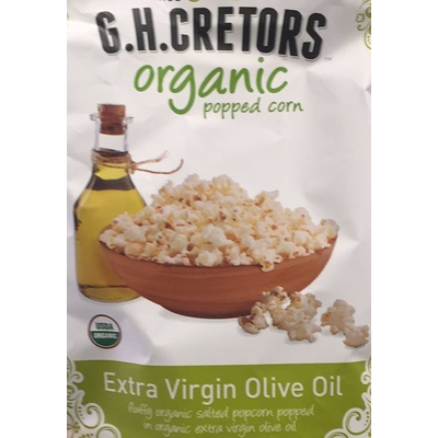 Organic Popped Corn, Extra Virgin Olive Oil