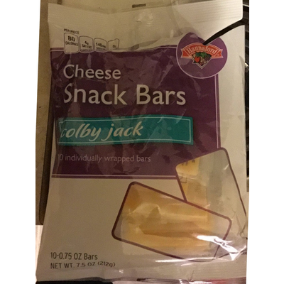 Cheese Snack Bars, Colby Jack