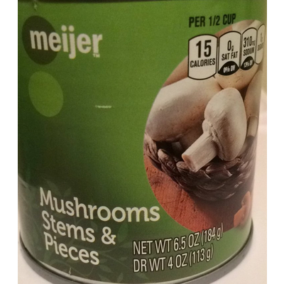 Mushrooms Stems & Pieces
