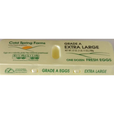 Grade A Extra Large Eggs