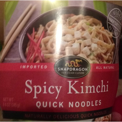 Spicy Kimchi Quick Noodles
