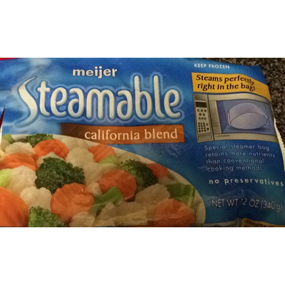 Steamable California Blend