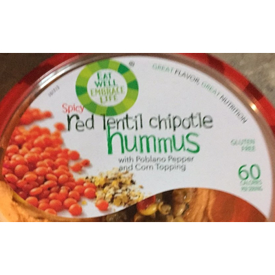 Red Lentil Chipotle Hummus