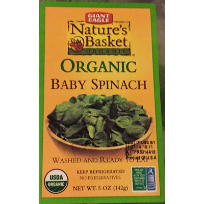 Organic Baby Spinach
