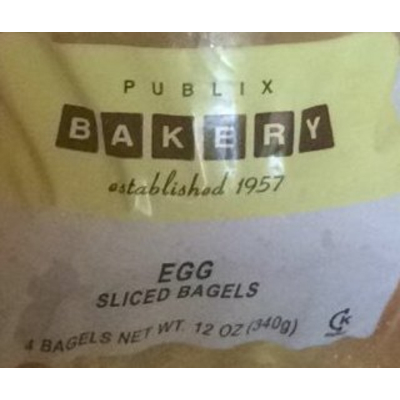 Egg Sliced Bagels