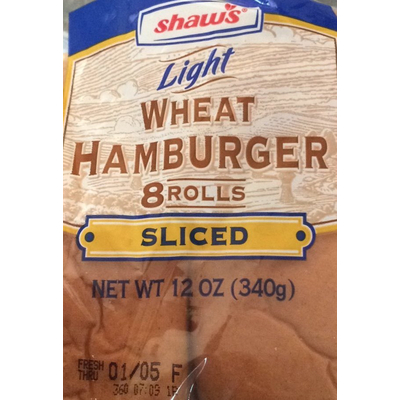Wheat Hamburger Rolls