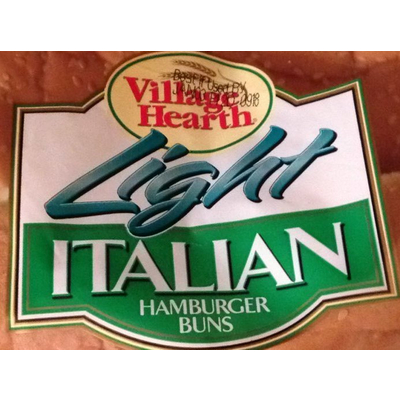Light Italian Hamburger Buns