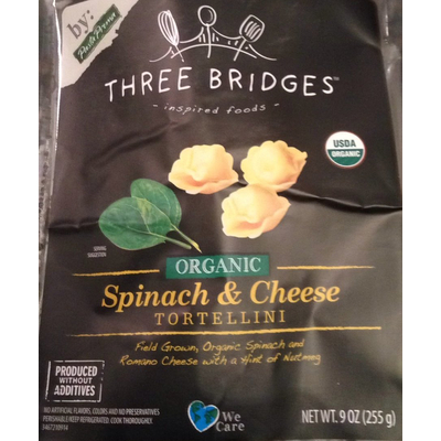 Organic Spinach & Cheese Tortellini