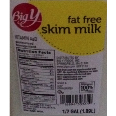 Fat Free Skim Milk