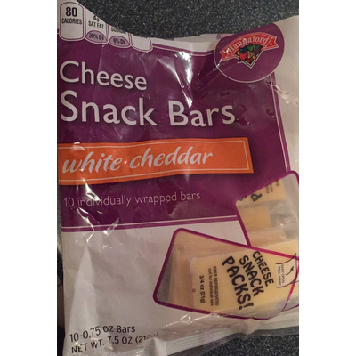 White Cheddar Cheese Snack Bars