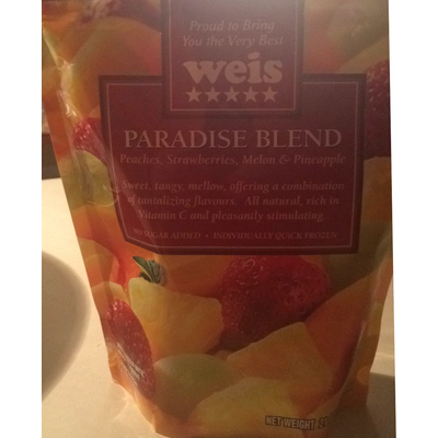 Paradise Blend, Peaches, Strawberries, Melon, & Pineapple