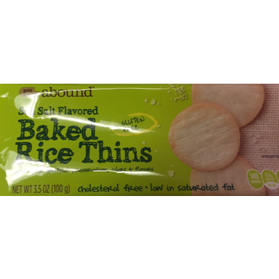 Sea Salt Flavored Baked Rice Thins