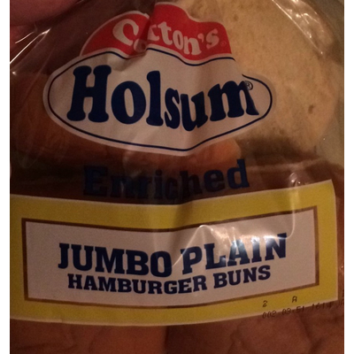 Enriched Jumbo Plains Hamburger Buns