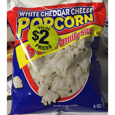 Popcorn, White Cheddar Cheese