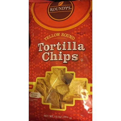 Tortilla Chips, Yellow Round