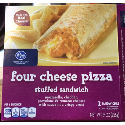 Sandwich, Four Cheese Pizza