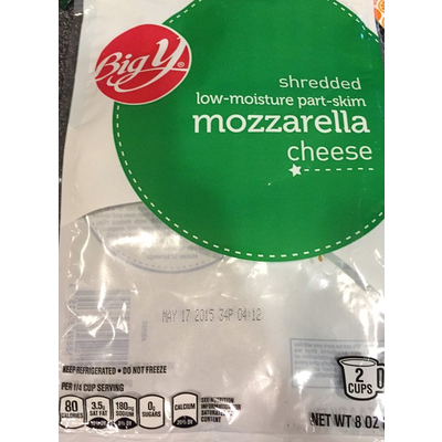 Mozzarella Cheese, Shredded