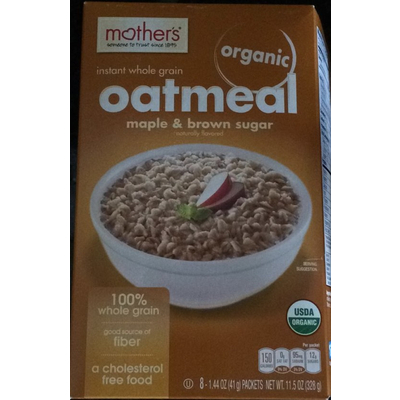 Instant Oatmeal, Maple & Brown Sugar