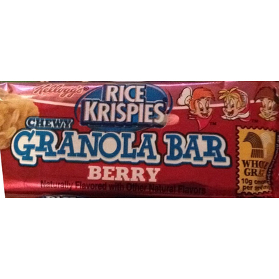 Chewy Granola Bar, Berry