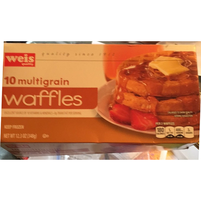 Waffles, Multigrain, Frozen