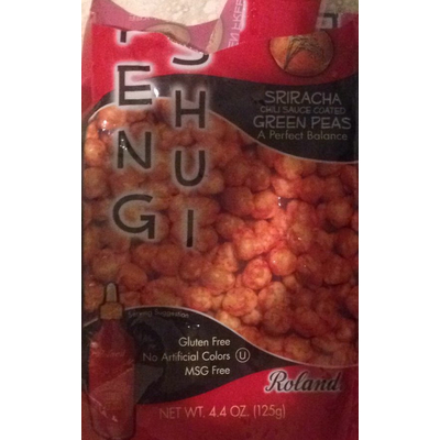 Green Peas, Sriracha Chili Sauce Coated