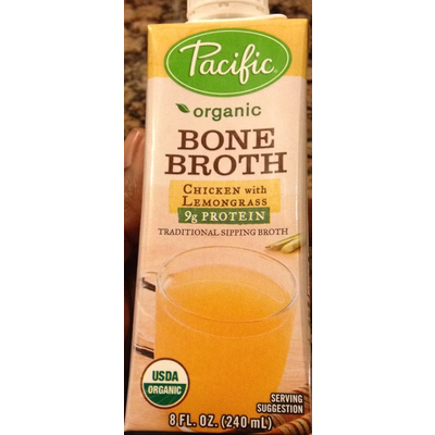 Organic Bone Broth, Chicken with Lemongrass