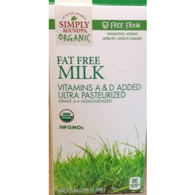 Organic Fat Free Milk