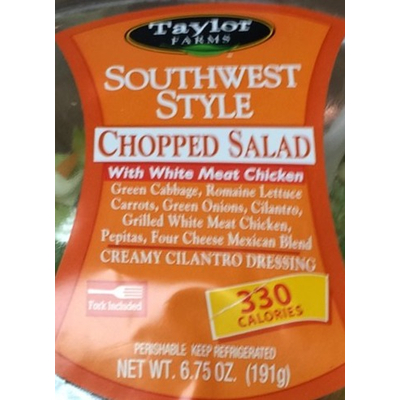 Chopped Salad, Creamy Cilantro Dressing