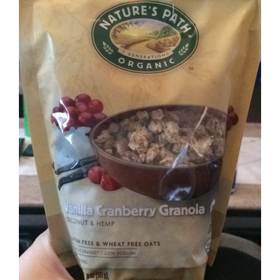 Organic Vanilla Cranberry Granola