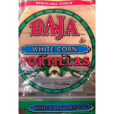 Tortillas, White Corn
