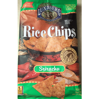 Rice Chips, Sriracha
