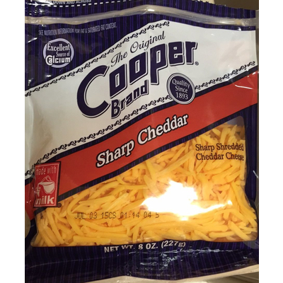 Sharp Cheddar Cheese, Shredded