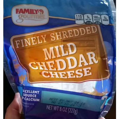 Shredded Mild Cheddar Cheese